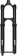Marzocchi Super Z Suspension Fork - 27.5", 180 mm, 15QR x 110, 44mm Offset, GRIP X, Shiny Black