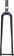 Ritchey WCS Carbon Adventure Fork - 1-1/8", Thru Axle, Flat Mount 