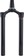 RockShox Crown/Steerer/Upper Tube, Lyrik B1-C1/Yari A1-B1, DebonAir, 27.5"/29"/27.5+, 15 x 110, 46mm Offset, Diffusion Black (No Gra dient