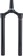 RockShox Crown/Steerer/Upper Tube, Lyrik B1-C1/Yari A1-B1, DebonAir, 27.5"/29"/27.5+, 15 x 110, 37mm Offset, Diffusion Black (No Gra dient