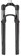 RockShox Recon Silver RL Suspension Fork - 27.5", 100 mm, 9 x 100 mm, 42 mm Offset, Black, D1