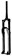 Cane Creek Helm MKII Air 29 Suspension Fork - 29", 160 mm, 15 x 110 mm, 44 mm Offset, Gloss Black