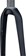 Ritchey WCS Carbon Road Disc Fork - 1-1/8", 46mm Rake, Flat Mount , 12mm Thru x 100mm, Black 