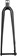 Ritchey WCS Carbon Road Disc Fork - 1-1/8", 46mm Rake, Flat Mount , 12mm Thru x 100mm, Black 