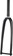 WHISKY No.9 RD Fork - 12mm Thru-Axle, 1-1/4" Tapered Carbon Steerer, Flat Mount Disc, Matte Black 
