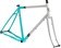 All-City Gorilla Monsoon Frameset - 650b, Steel, Aqua Seafoam, 43cm 