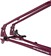 Surly Ogre Frameset - 29", Steel, Fermented Plum, X-Large