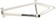 Sunday Park Ranger BMX Frame - 21" TT, Gloss Classic White