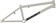 Sunday Wavelength BMX Frame - 20.75" TT, Matte Cool Grey