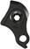 Wheels Manufacturing Universal Derailleur Hanger - 487, For Trek ABP MTB Frames designed to accept SRAM UDH, Black 