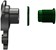 Wheels Manufacturing Universal Derailleur Hanger - 404-9, For Frames designed to accept SRAM UDH, Black/Green 