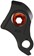 Wheels Manufacturing Universal Derailleur Hanger - 487-3, For Trek ABP MTB Frames designed to accept SRAM UDH, Black/Orange 
