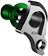 Wheels Manufacturing Universal Derailleur Hanger - 487-9, For Trek ABP MTB Frames designed to accept SRAM UDH, Black/Green 