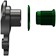 Wheels Manufacturing Universal Derailleur Hanger - 487-9, For Trek ABP MTB Frames designed to accept SRAM UDH, Black/Green 