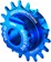 Wheels Manufacturing SOLO-XD XD/XDR Single Speed Conversion Kit - 18t, For SRAM XD/XDR Freeubs, Blue