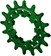 Wheels Manufacturing SOLO HG Cog - 16t, Fits SOLO-HG Kits, Green