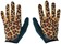 Handup Vented Gloves - Chill Cheetah, Large