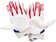 100% Itrack Gloves - Red/White/Blue, Small