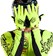 Troy Lee Designs Air Glove – Mono Flo Yellow, Large