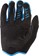 Lizard Skins Monitor SL Gloves - Jet Black/Electric Blue, Full Finger, Medium 