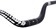 ProTaper A76 Handlebar - 810mm, 76mm Rise, 31.8mm, Aluminum, Polish Black