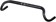 Spank Flare 25 Drop Handlebar - Aluminum, 31.8mm, 44cm, Black