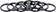 Problem Solvers Headset Stack Spacer - 28.6, 3mm, Aluminum, Black, Bag of 10 