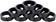 Problem Solvers Headset Stack Spacer - 25.4, 10mm, Aluminum, Black, Bag of 10 