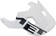 MET Helmets Roam Visor - Small/Medium, White Iridescent/Matte 