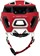 100% Altec Helmet with Fidlock - Deep Red, Large/X-Large