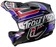Troy Lee Designs D4 Polyacrylite Helmet  Linear Black, Large