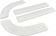 Jagwire Pro Anti-Vibration Handlebar Pad Set - eTPU Foam, For Drop Bars, White 
