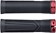 RaceFace Chester Grips - Lock-On, Black/Red, 31mm