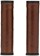 Brooks Willow Leather Grips - Antique Brown, 130/130mm