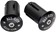 All-City Locking Handlebar End Plugs, Black 