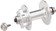 Surly Ultra New Disc Front Hub - QR x 100mm, 6-Bolt, Silver, 32h