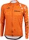 Salsa Men's Terrazzo Long Sleeve Jersey - Small, Orange 
