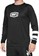 100% R-Core Jersey - Black/White, Long Sleeve, Men's, Small 