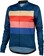 Salsa Team Polytone Women's Long Sleeve Jersey - Dark Blue, w/ Stripes, Medium 
