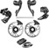 SRAM Force eTap AXS Road Groupset - 2x12-Speed, HRD Shift/Brake Levers, FM Calipers, CL Rotors, Chain, F/R Derailleurs, E1