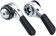 microSHIFT Down Tube Shifter Set, 9-Speed, Double/Triple, Shimano Compatible, Silver






