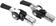 microSHIFT Bar End Shifter Set, 8-Speed Road, Double/Triple, Shimano Compatible, Black 