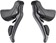 microSHIFT Sword Drop Bar Shifter/Brake Lever Set - 2x, 10-Speed, Sword Compatible, Gray, Version B