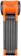 Kryptonite Evolution 790 Folding Lock - 90cm, Keyed, Inludes Click Tight Bracket, Black/Orange






