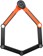 Kryptonite Evolution 790 Folding Lock - 90cm, Keyed, Inludes Click Tight Bracket, Black/Orange
