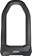 Abus Granit Super Extreme 2500 U-Lock -6 x 9", Black