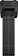 ABUS Bordo Granit XPlus 6500 Keyed Folding Lock: 120cm, SH Bracket Included, Black