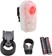 Planet Bike LED Superflash Turbo Taillight: Red/Clear/White