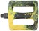 Odyssey Twisted Pro PC Pedals - Platform, Composite/Plastic, 9/16", Mustard/Black Swirl 