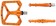 Wolf Tooth Ripsaw Aluminum Pedals - Platform, Aluminum, 9/16", Black, Orange